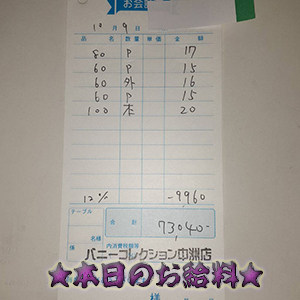 速報！10/9のお給料公開しちゃいます！